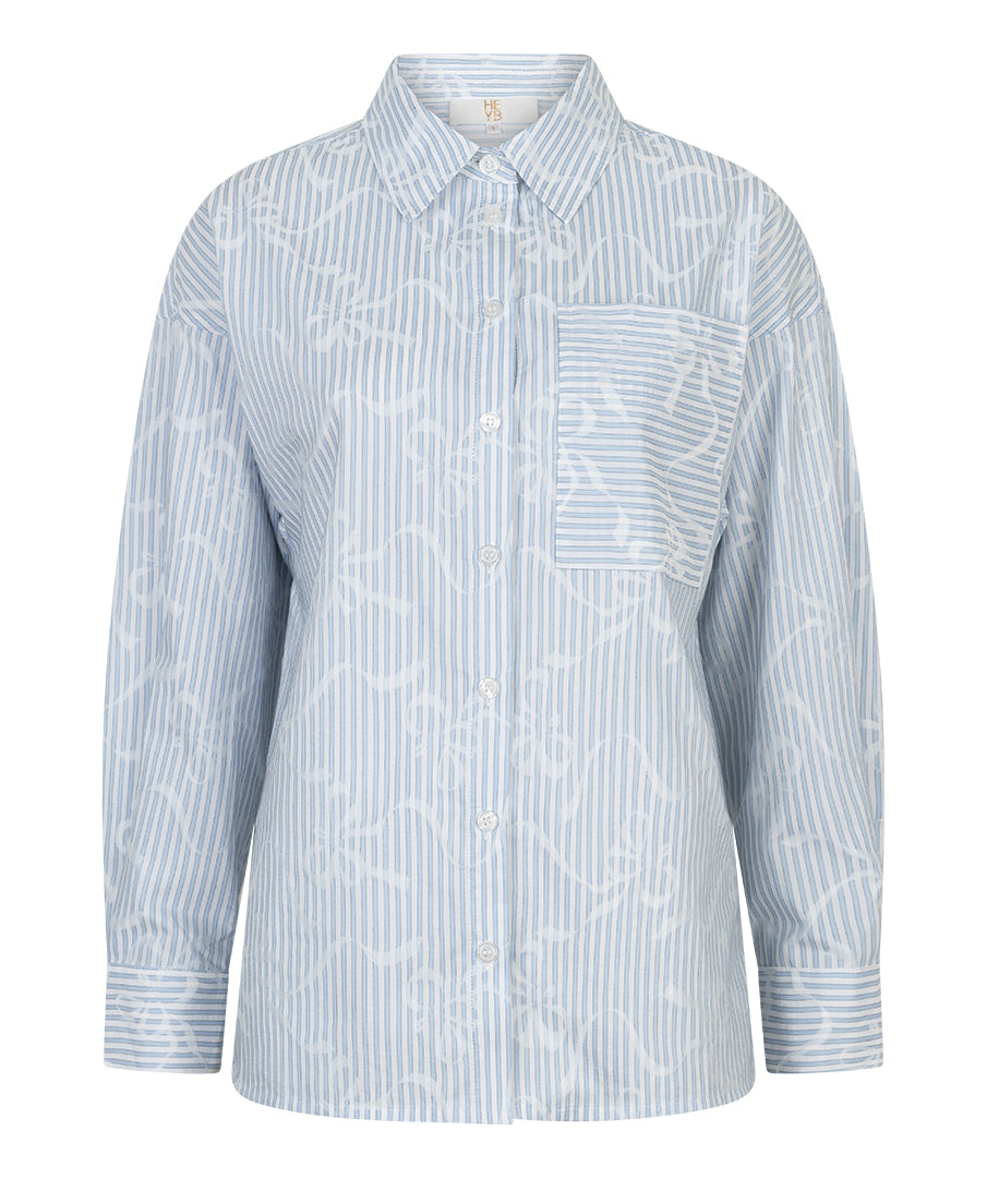 Parker Blouse ~ Bow Stripe