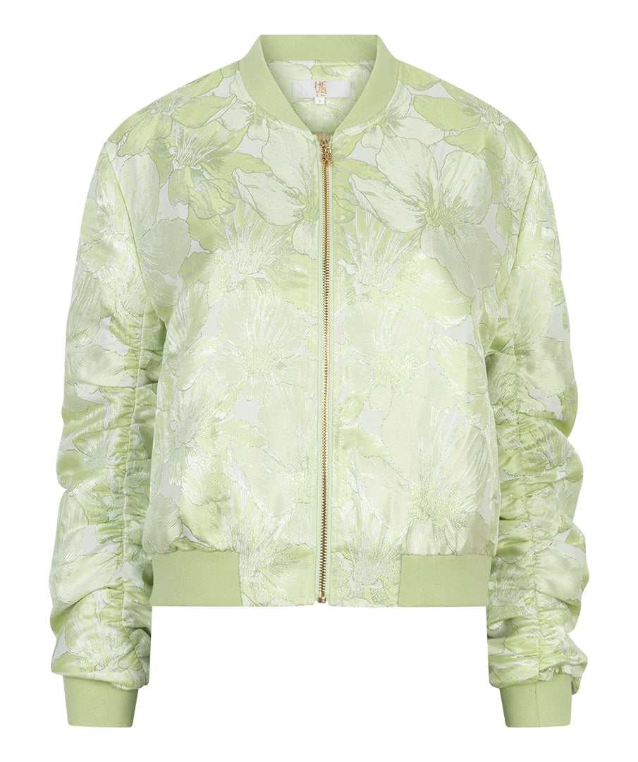 Fae Bomber ~ Green Print