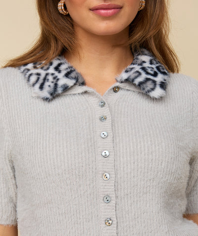 SEMMY CARDIGAN - LIGHT GREY