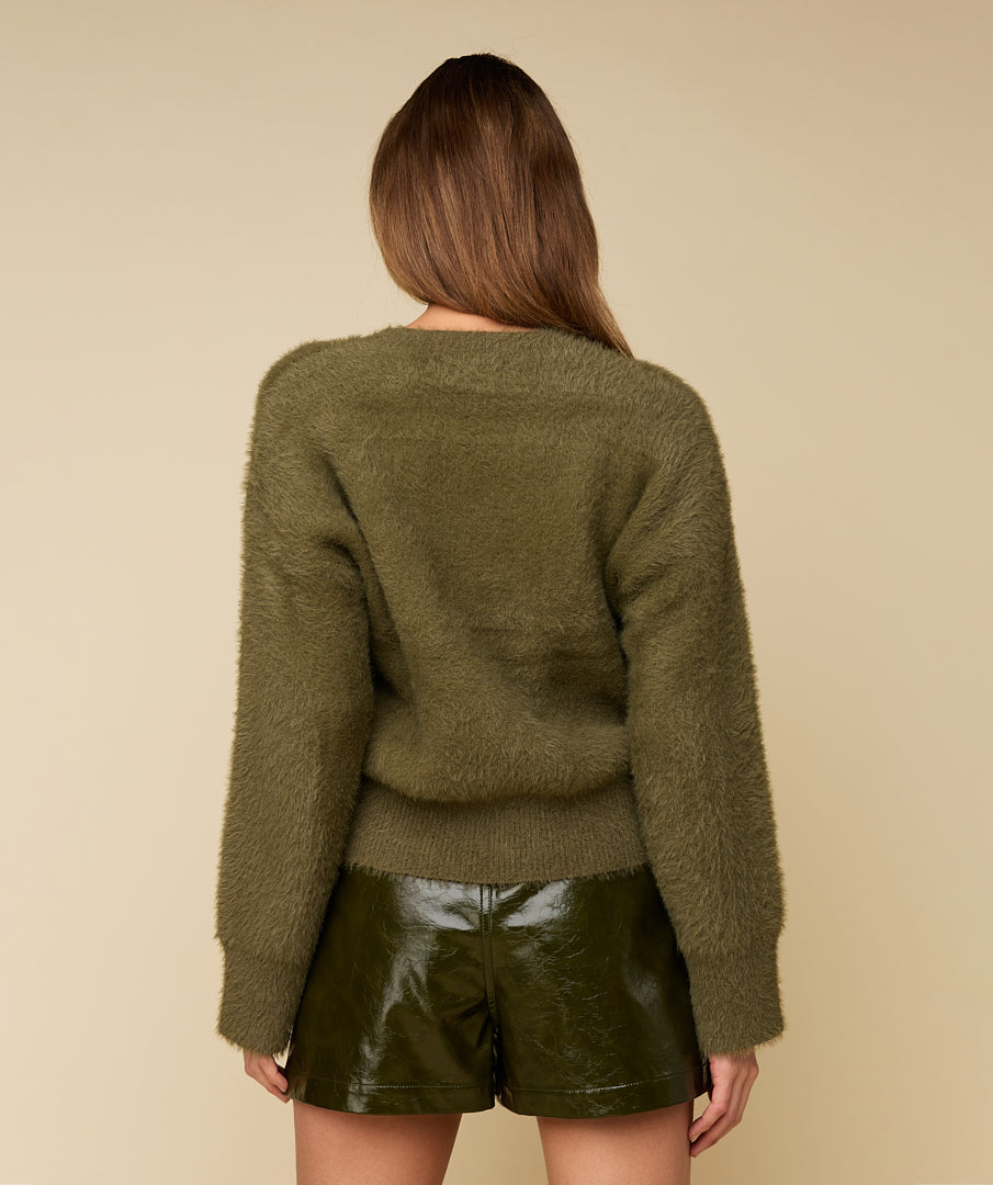 FAUVE SWEATER - GREEN