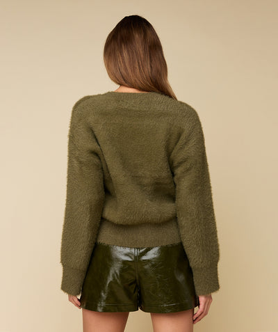 FAUVE SWEATER - GREEN