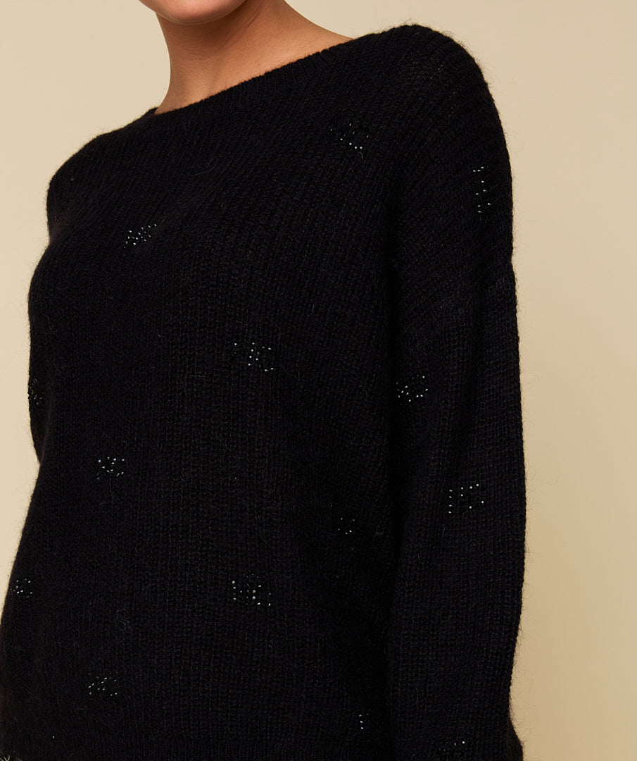 MILU SWEATER - ZWART