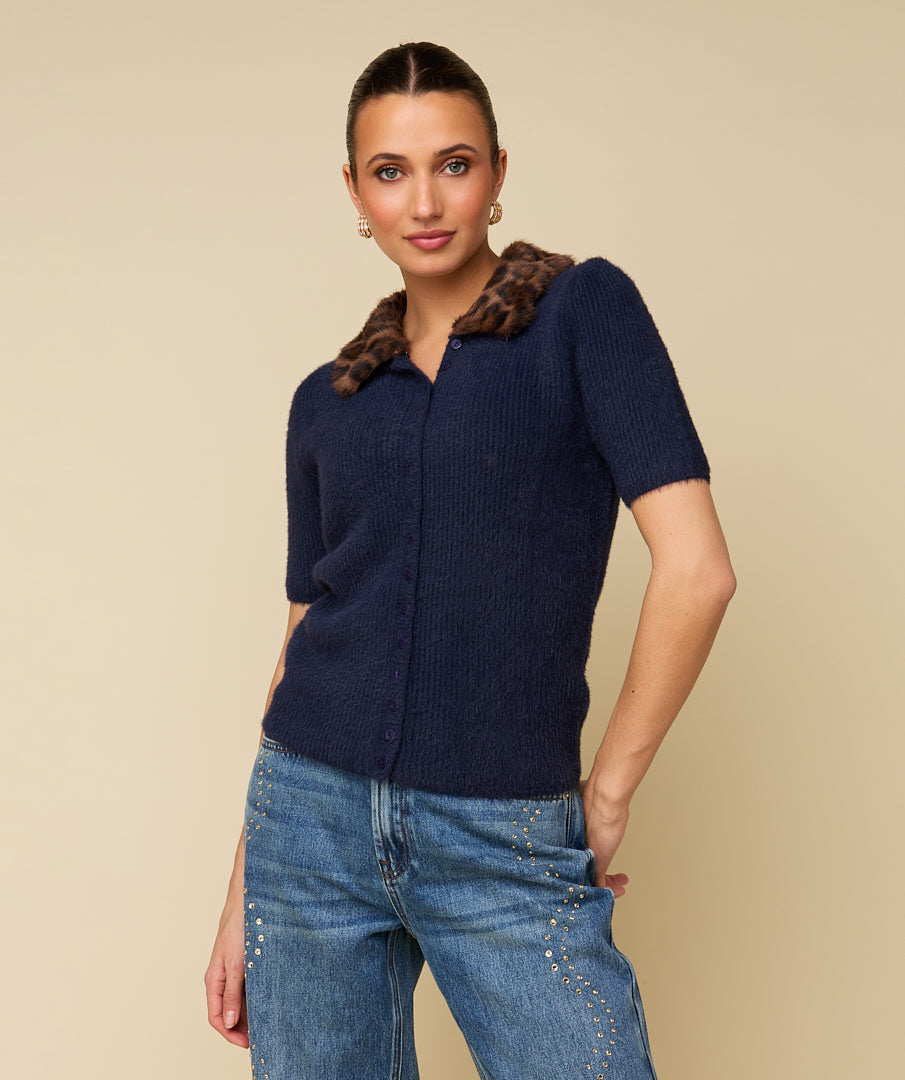 SEMMY CARDIGAN - NAVY