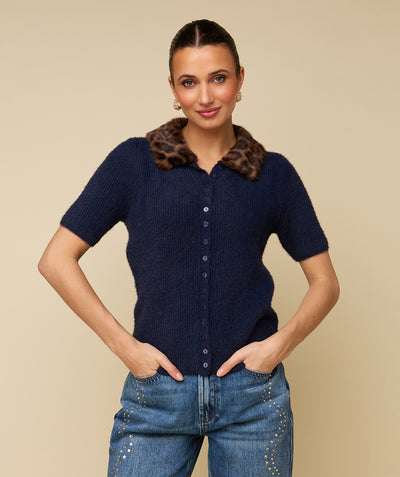 SEMMY CARDIGAN - NAVY