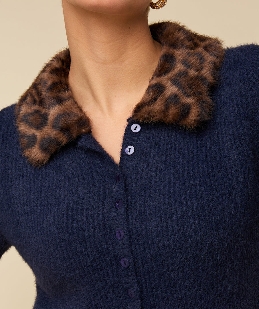 SEMMY CARDIGAN - NAVY