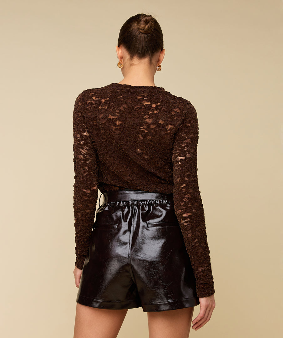 VELVET LACEY TOP
