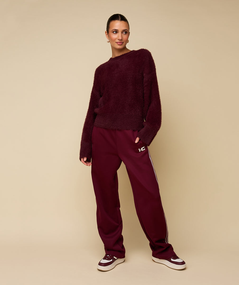FAUVE SWEATER - BORDEAUX
