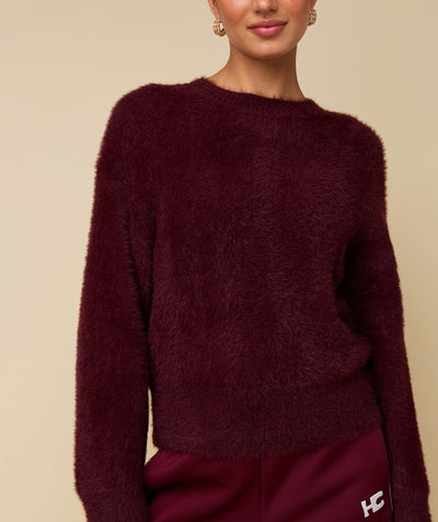 FAUVE SWEATER - BORDEAUX