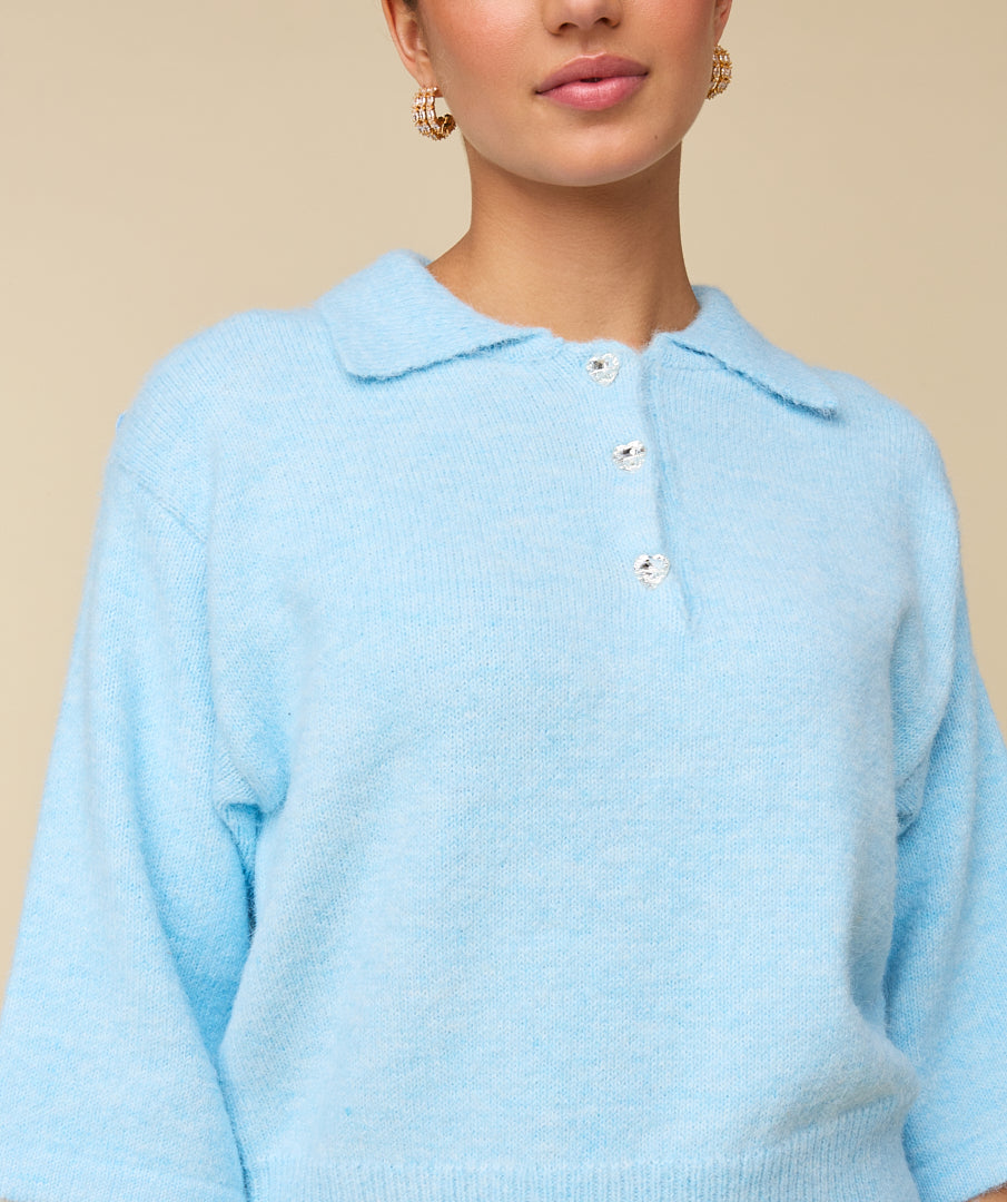 BEAU SWEATER - LIGHT BLUE