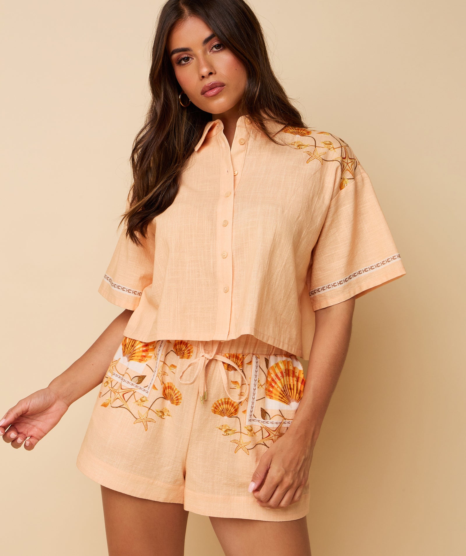 Sav Blouse ~ Cream Blush