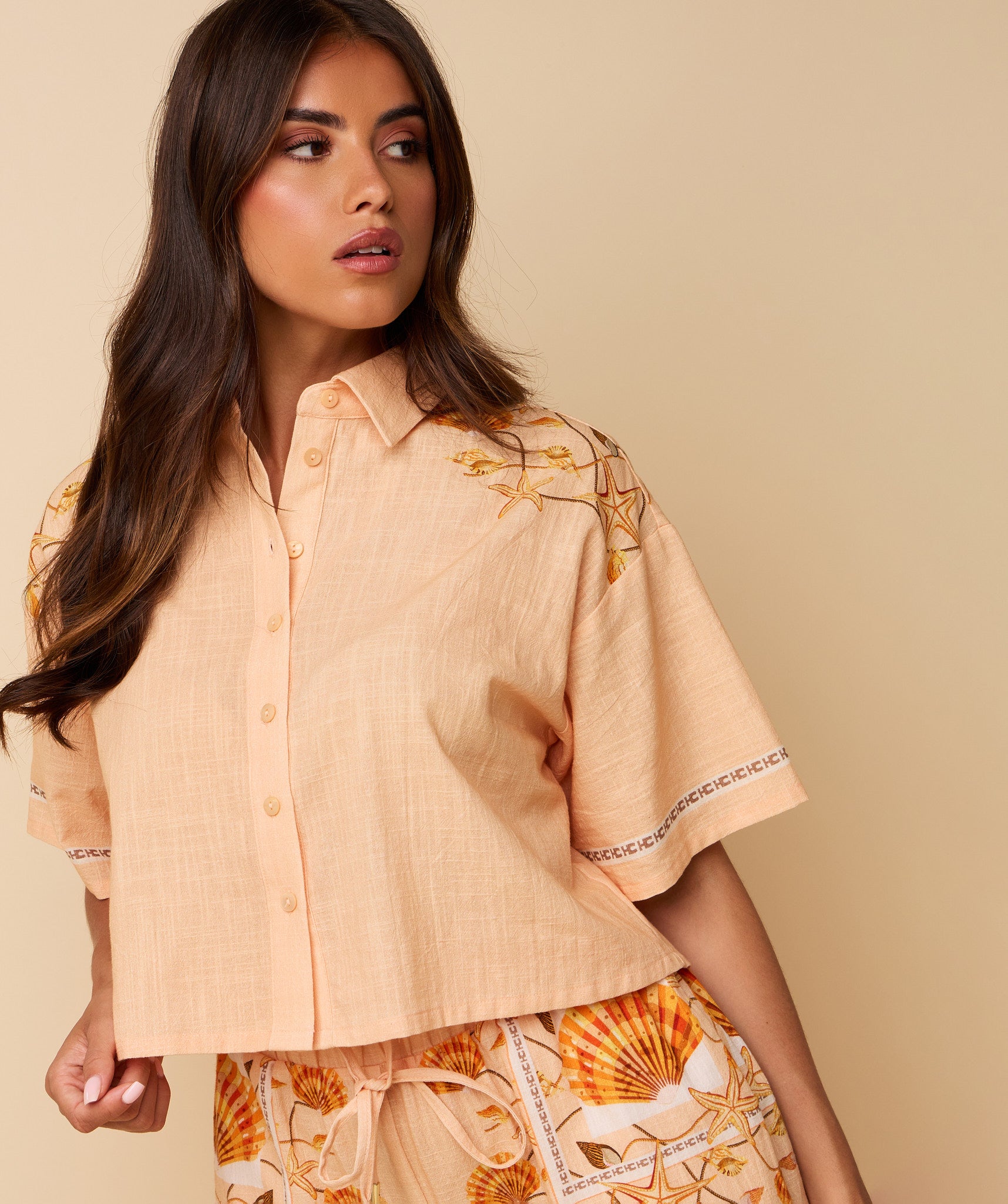 Sav Blouse ~ Cream Blush