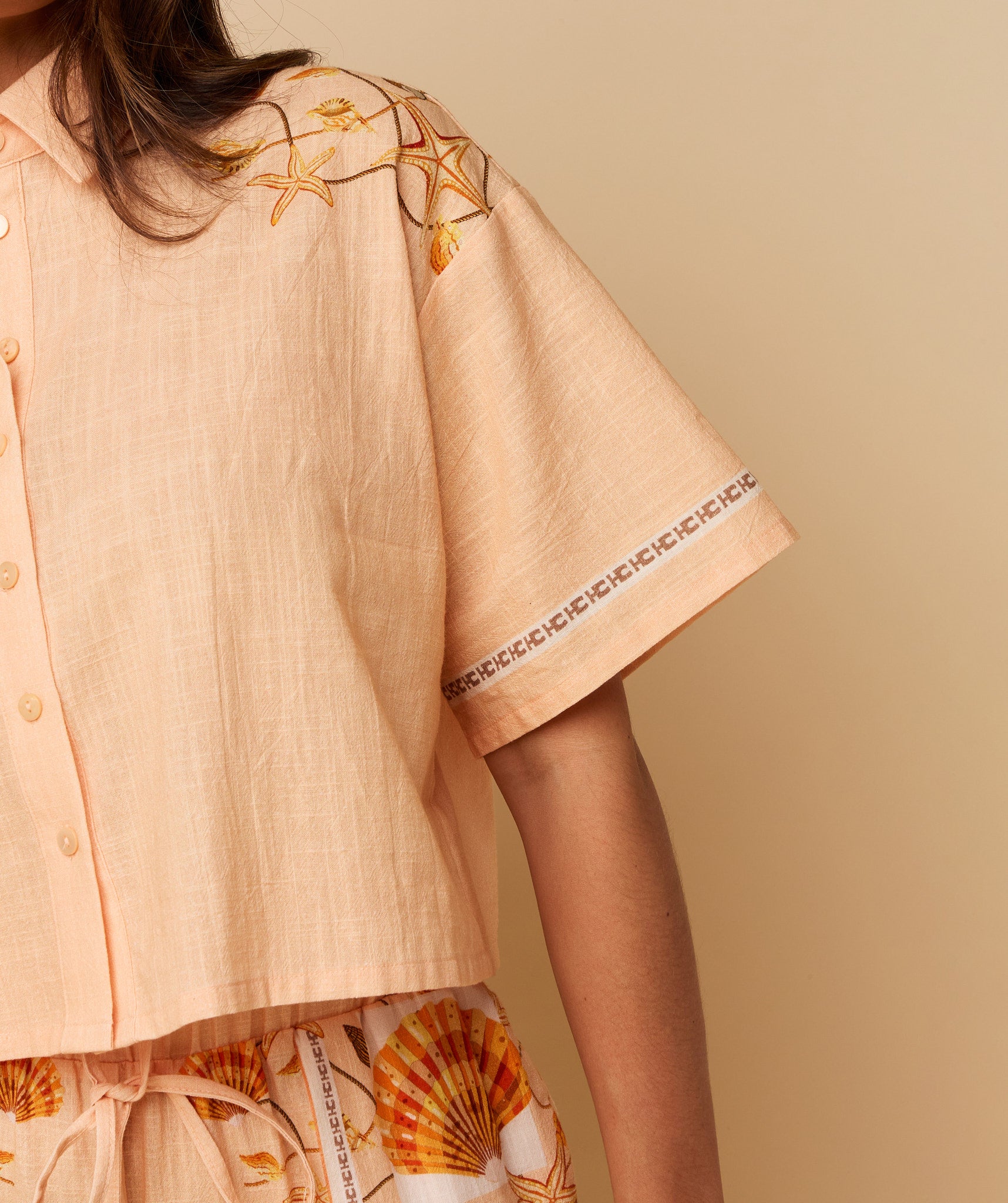 Sav Blouse ~ Cream Blush