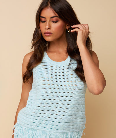 Martini Top ~ Light Blue