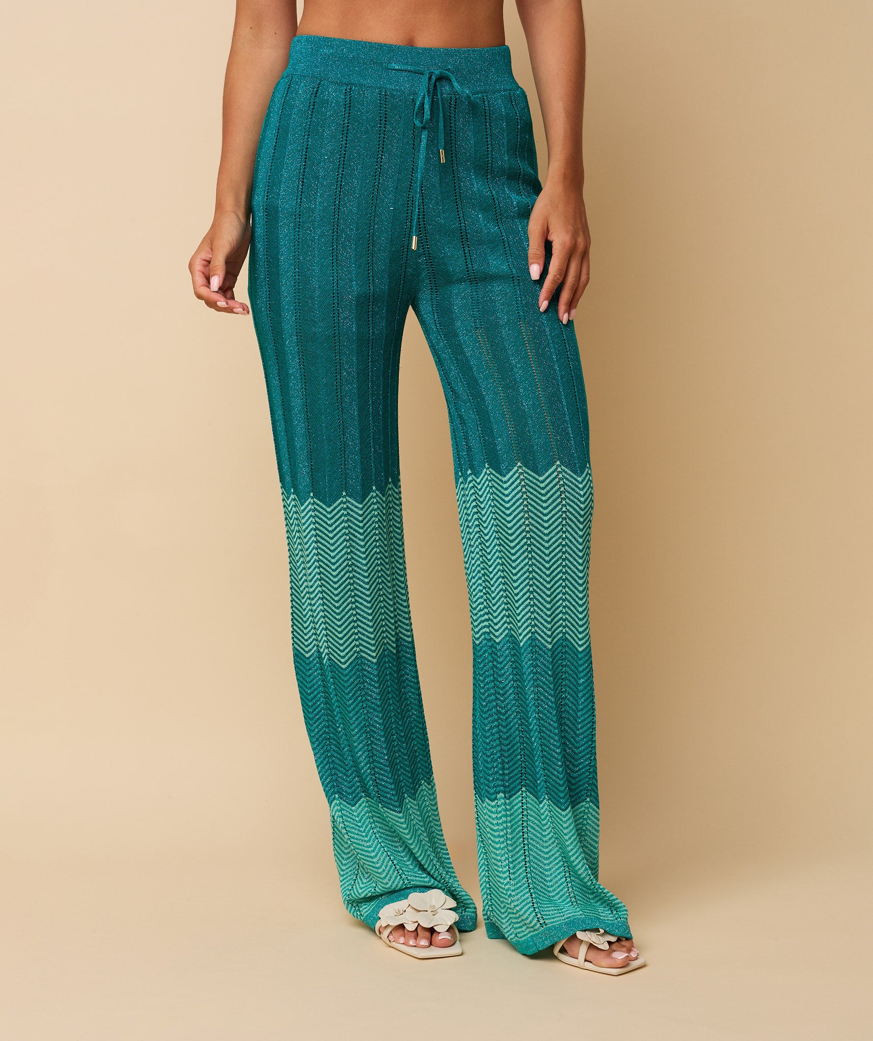 Dani Trousers ~ Aqua