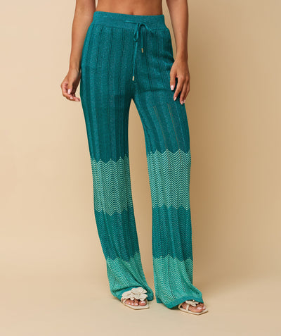Dani Trousers ~ Aqua