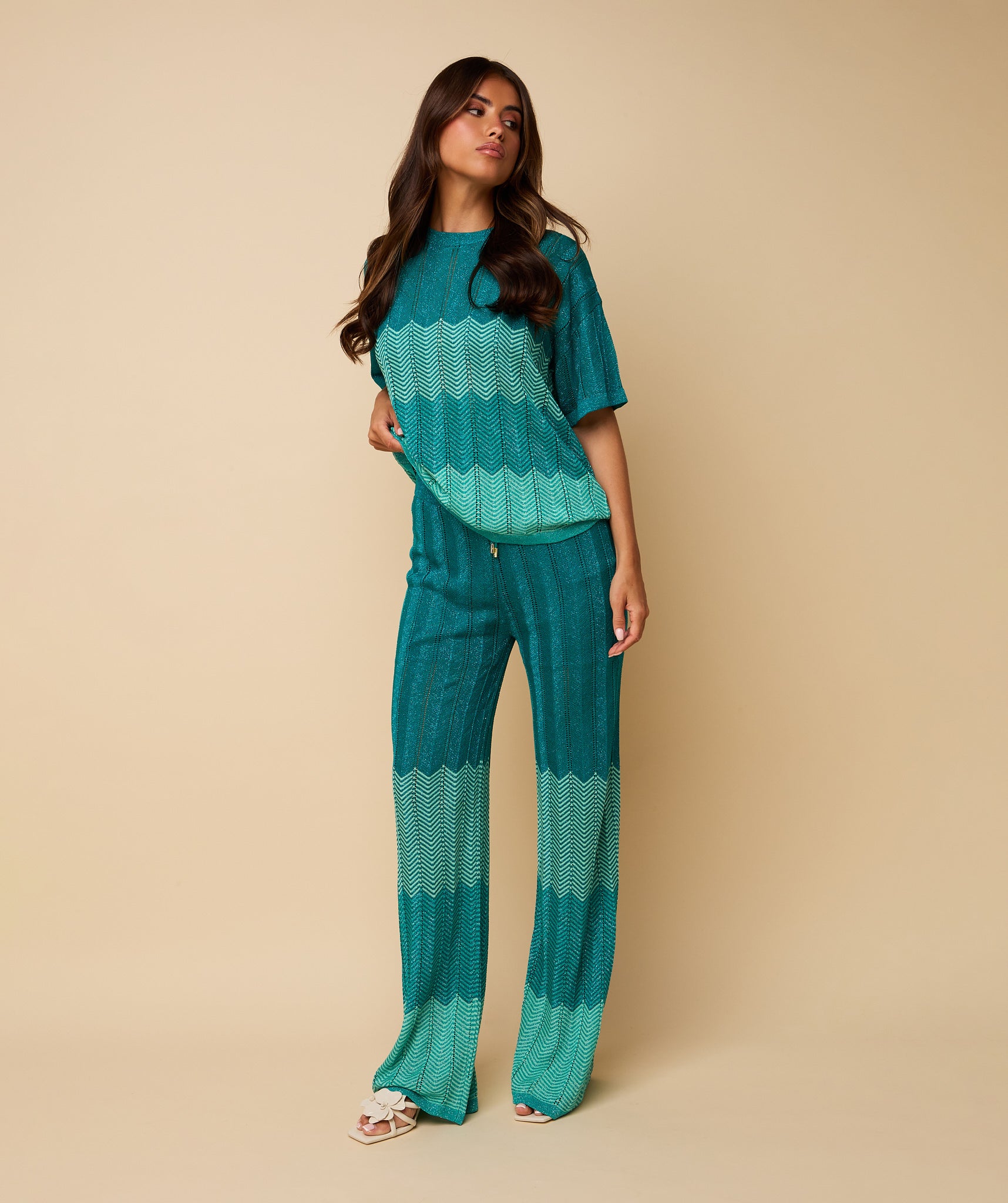 Dani Trousers ~ Aqua