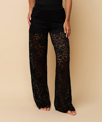 Lacy trousers ~ Black