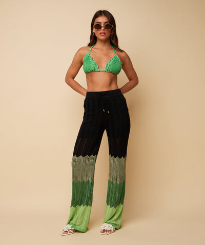 Dani Trousers ~ Black / Green