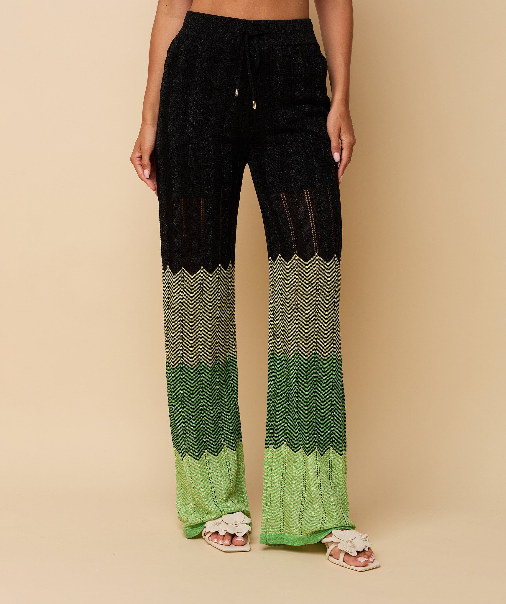 Dani Trousers ~ Black / Green