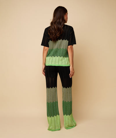 Dani Trousers ~ Black / Green