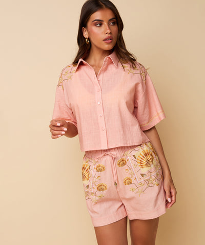 Sav Blouse ~ Pink Salt