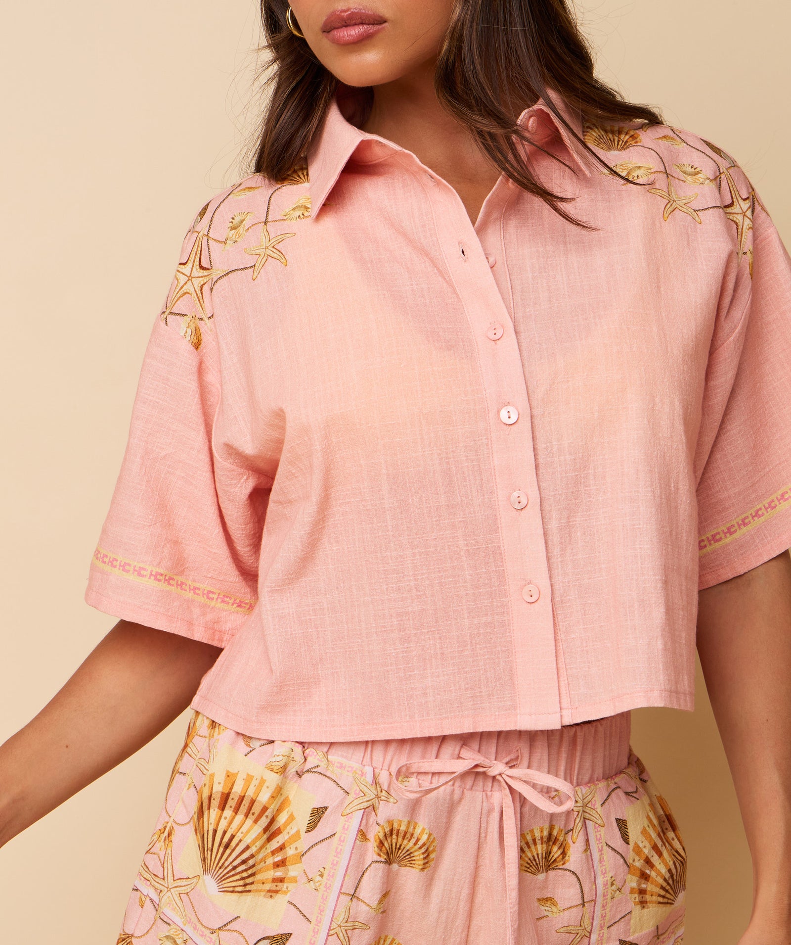 Sav Blouse ~ Pink Salt