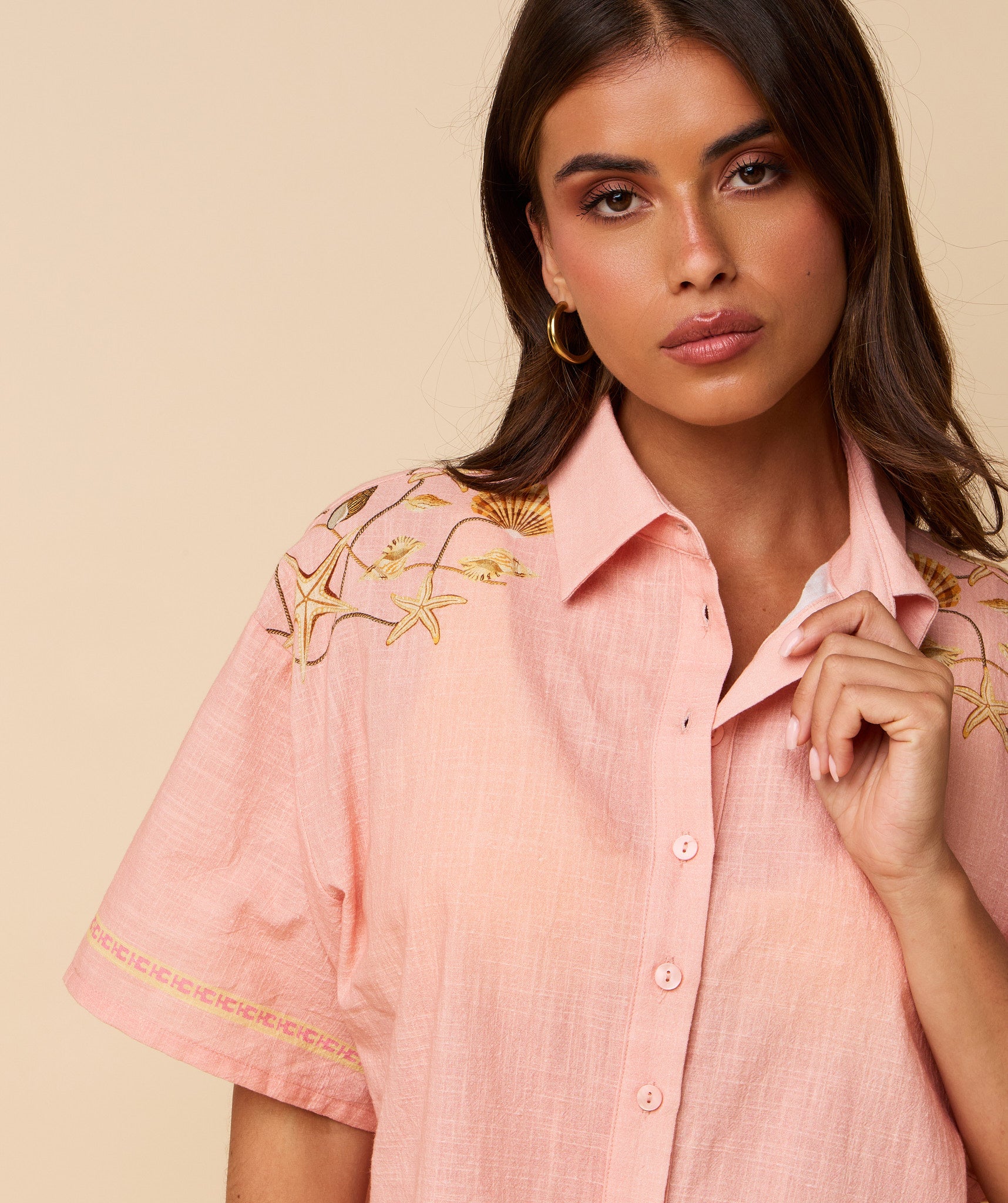 Sav Blouse ~ Pink Salt