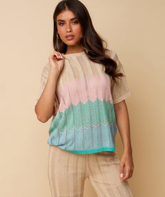 Dani T-Shirt ~ Salty Pink