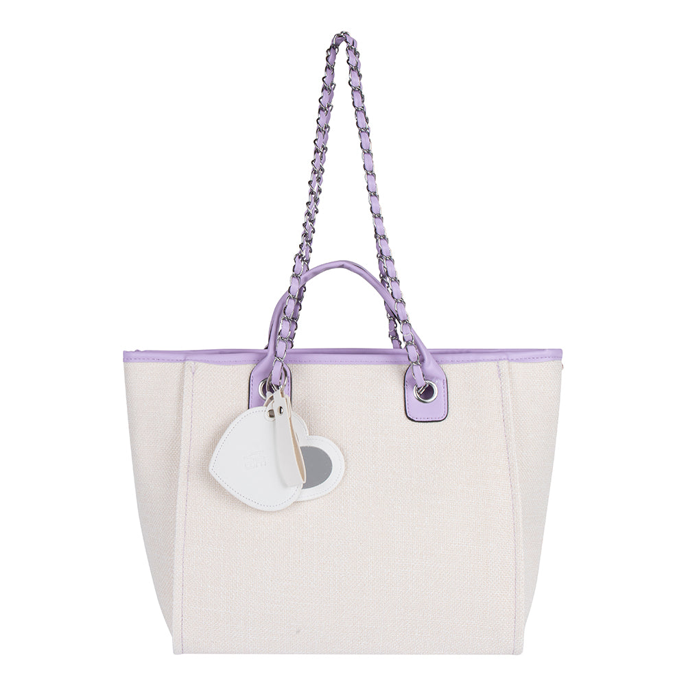 Mae Bag ~ Cream/Lilac