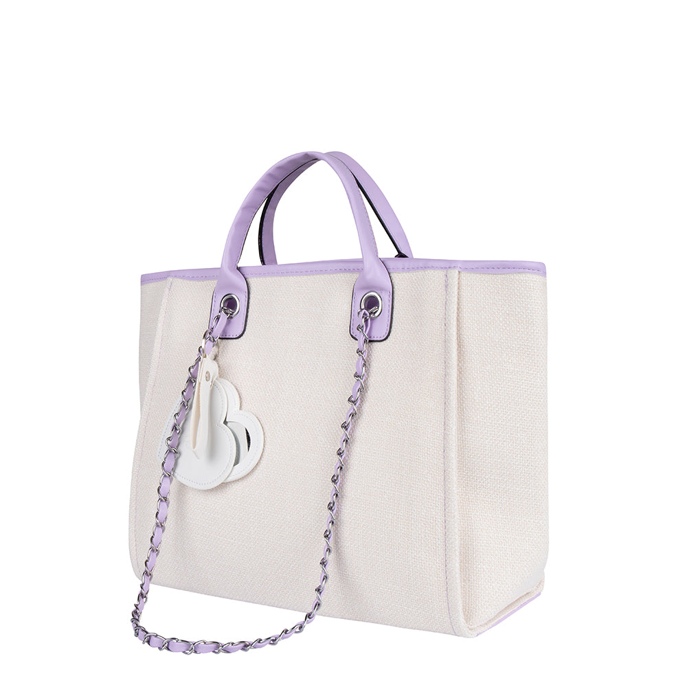 Mae Bag ~ Cream/Lilac