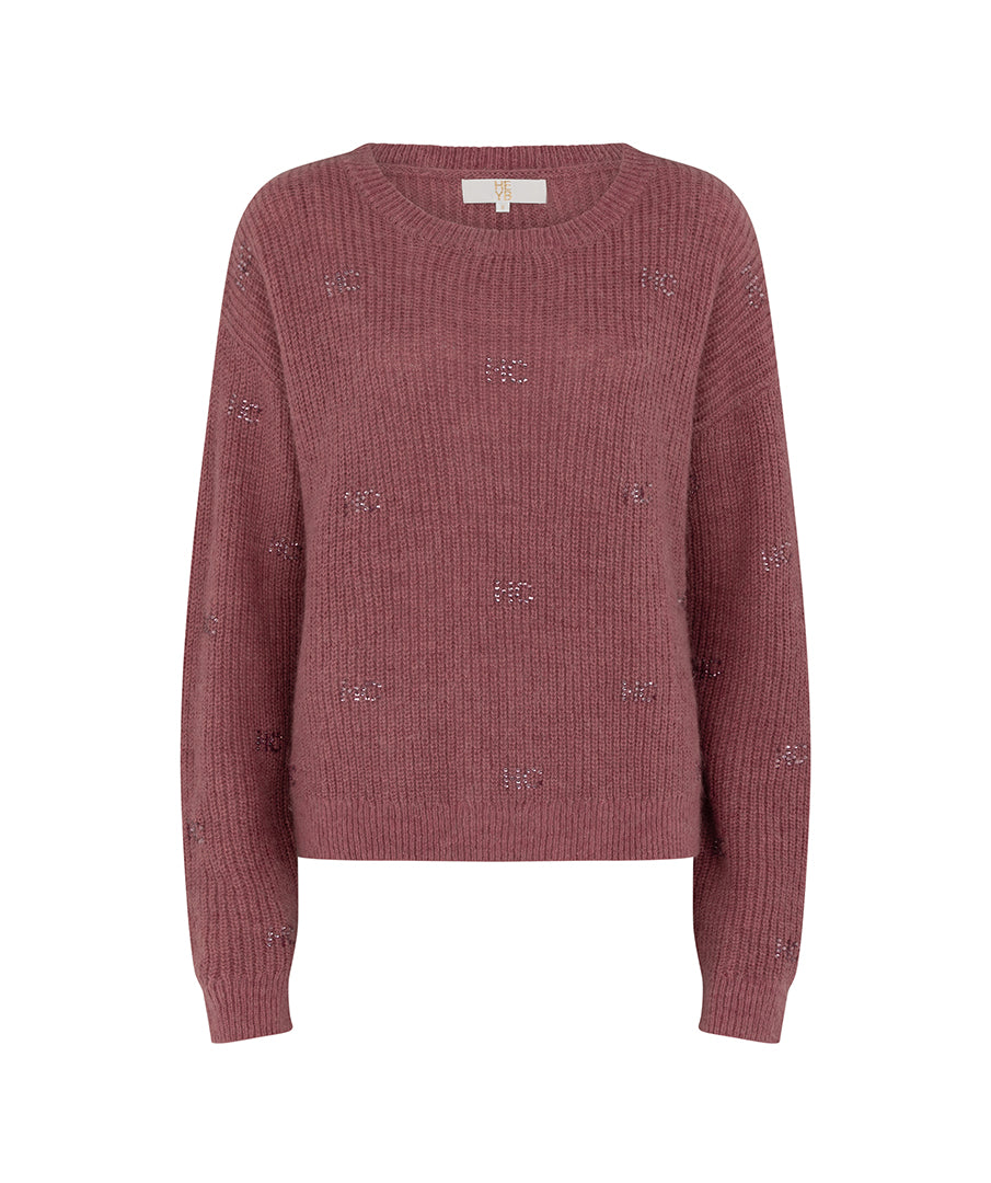 MILU SWEATER - DARK PINK
