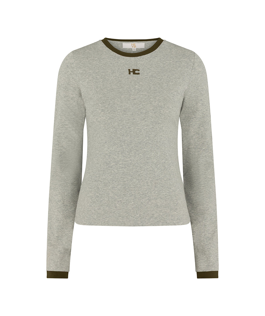 HC LONG SLEEVE - GRAY/GREEN