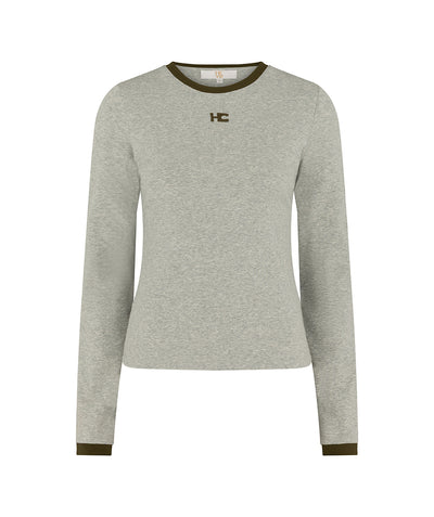 HC LONG SLEEVE - GRAY/GREEN