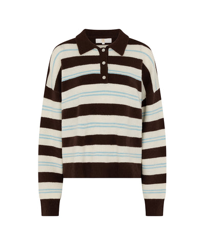 YVE POLO - BROWN/BLUE