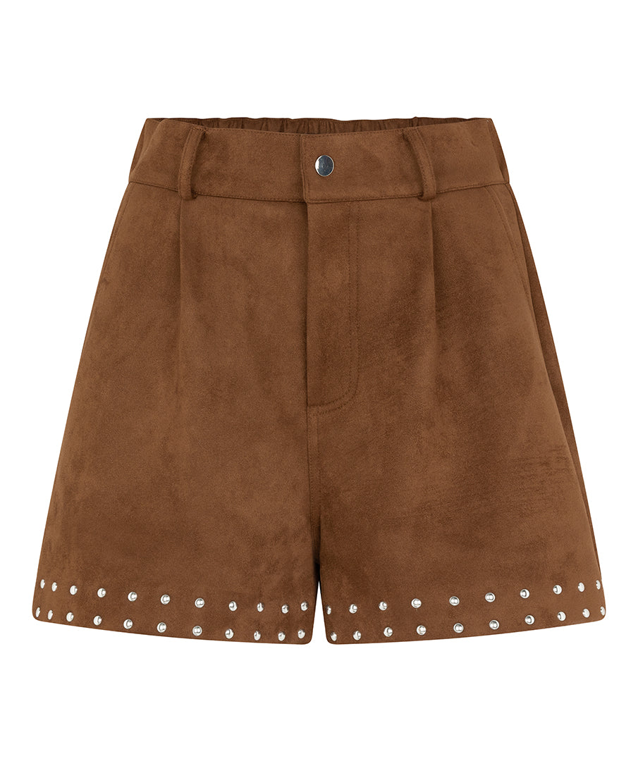 GEMMA SHORT - CAMEL