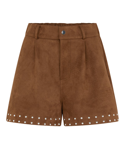 GEMMA SHORT - CAMEL