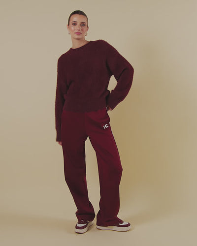 FAUVE SWEATER - BORDEAUX