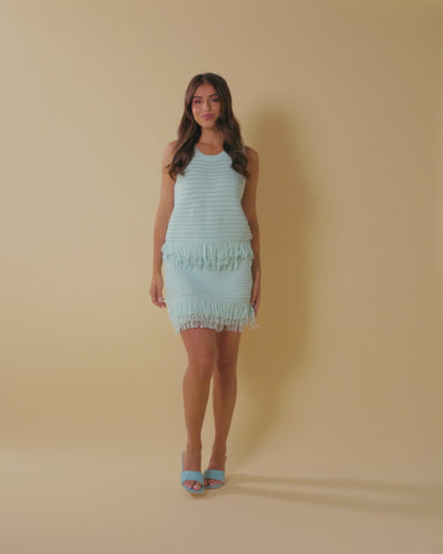 Martini Skirt ~ Light Blue