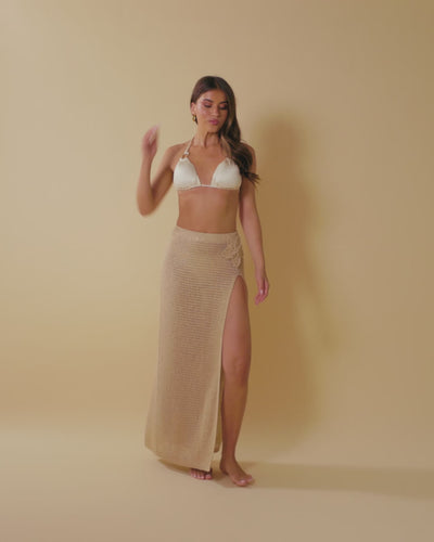 Loren Skirt ~ Gold