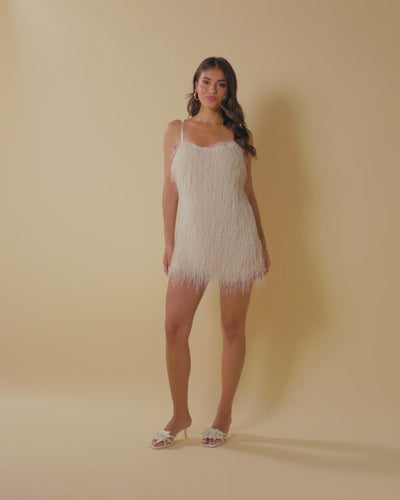 Nina Dress ~ Oyster